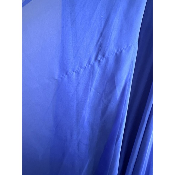 Sherri Hill Royal Blue Beaded Strapless Formal Gown Evening Party‎ Dress - Picture 5 of 9